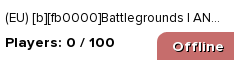(EU) [b][fb0000]Battlegrounds | ANTI-CHEAT | KEGS | 1.0